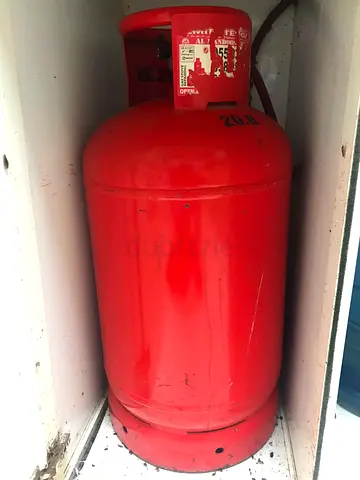 28kg Red LPG Gas Cylinder - Used, Good Condition