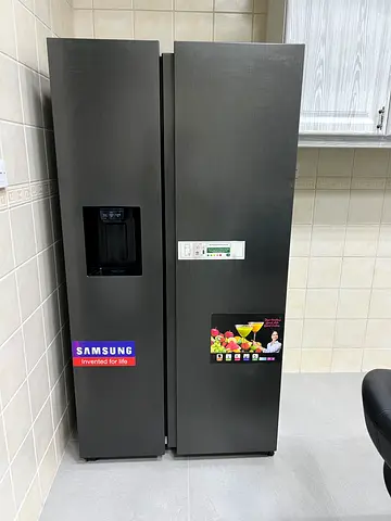 Samsung, 634L, Side by Side Refrigerator, Gentle Black Matt, RS64R5331B4 , DELIVERY + WARRANTY