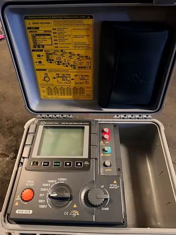 KYORITSU HIGH VOLTAGE INSULATION TESTER KEW 3128 — 12kV (max)