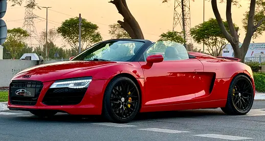 Audi R8 Spyder 2016 GCC Specs V8 Convertible in Perfect Conditions