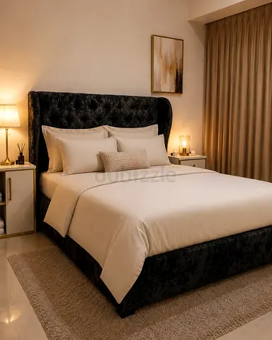 سرير من حول الإمارات شامل المرتبة Pan emirates bed + mattress / like new