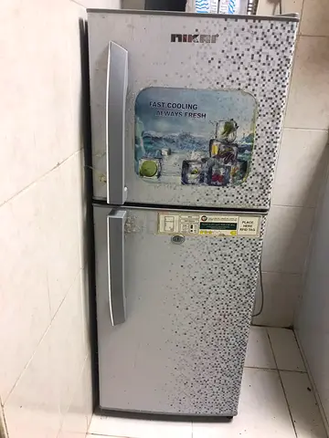 Used Nikai Double-Door Refrigerator - Good Working Condition
