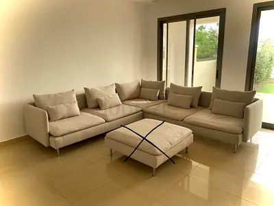 Excellent condition IKEA Sodhremn L Shape Sofa Beige without ottoman