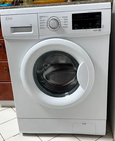 LG 2023 Front Loading Washing Machine 7KG purchased from NESTO
