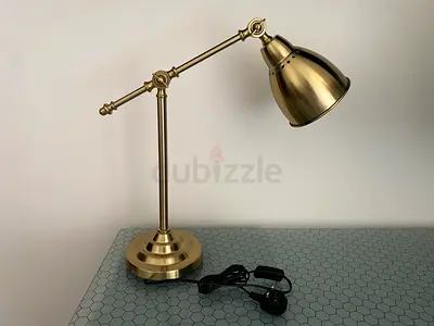 IKEA BAROMETER Adjustable Work Lamp – Brass Finish