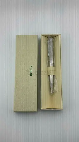 Exclusive Rolex Silver Scribe Pen - Platinum Cut, Limited Edition VIP Gift