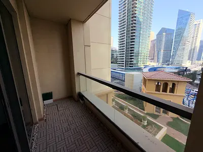 شقة بغرفة نوم واحدة | Rimal 1 JBR | إطلالات على المدينة والبحر | الوصول إلى الشرفة