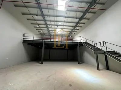ONE MONTH FREE !! 4100 SQFT BRAND NEW WAREHOUSE !!! WITH MEZZANINE IN SAJJA SHARJA