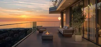 2BHK SEA VIEW HIGH FLOOR ASK 20\80 PP+ A DISCOUNT!