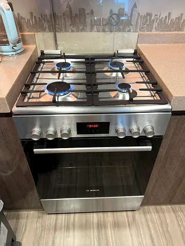Bosch Series 4, Dual Fuel Cooker 60cm, OVEN IS ELECTRIC 6 cooking Functions, DELIVERY + WARRANTY