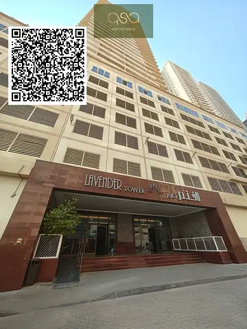 Double Balcony | Full Open View | With Parking 1 BHK for sell in Lavender tower Ajman