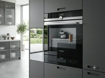 Siemens iQ700 Built-in Compact Oven with Microwave – 60 × 45cm | Stainless Steel | Excellent Conditi