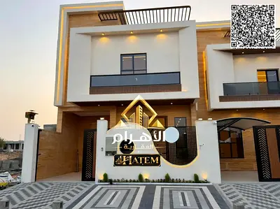 Modern villa for sale, registration fees included. Price negotiable. Freehold ownership with bank financing available. The villa features a contempora