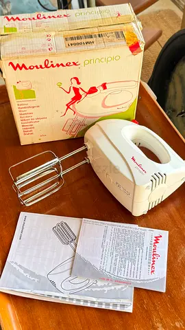 Moulinex Principio Hand Mixer with Box and Manuals - Good Working Condition