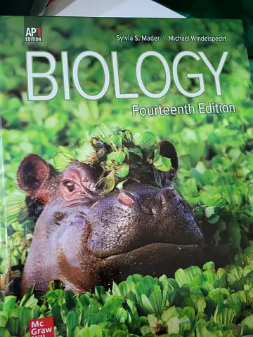 Biology Fourteenth Edition textbook (Mader & Windelspecht) - AP/College level grade 11 NEGOTIABLE