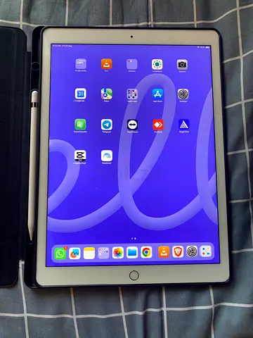 Apple iPad Pro 12.9-inch 2nd Gen, 512GB, (Wi-Fi + Cellular) Including Apple Pencil 1 and Cover