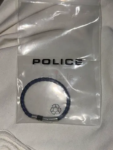 Police blue bracelet