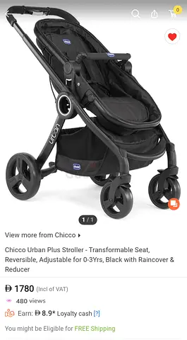 Chicco Urban Stroller - Good Condition