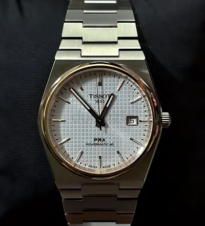 Tissot PRX Powermatic 80 w/Leather Strap & Stainless Bracelet w/ Rivoli Invoice Warranty 2026