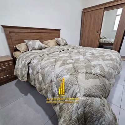 Beautiful furnished one-bedroom apartment with new furniture for monthly rent in Ajman - Corniche - behind the Residence Towers