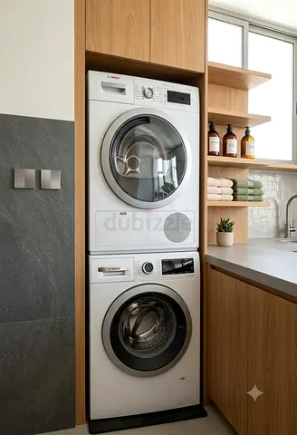 Bosch Series 8 Washer & Dryer Set – 9kg + 9kg | Separate Units | Premium German Quality