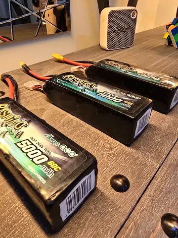 Gens ace Bashing 4S LiPo Batteries 5000mAh 60C (3 Pieces) - Like New