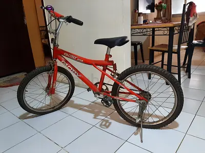 Red Glory bicycle - used, good working condition