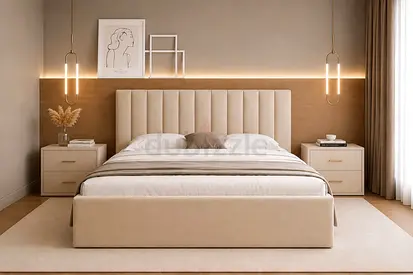 brand New family queen size bed with Mattress Good quality double bed storage bed