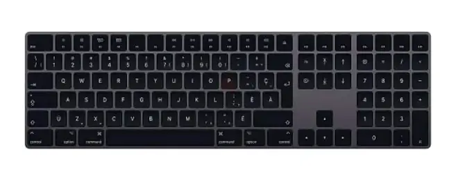 Majic keyboard with Numeric Keypad - Black