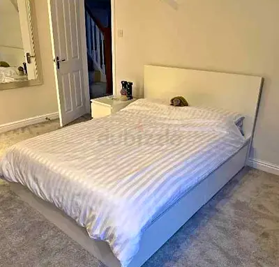 IKEA  Queen Size Bed + 2 Storage Drawers + Mattress