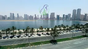 1BR apartment in Al Mamzar, , with Corniche view, 2 bathrooms, laundry room and parking. Flexible pa