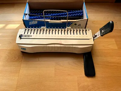 DSB CB-80 Document Binding Machine + Binders included