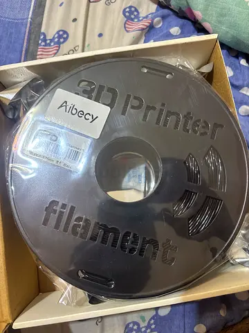 Sealed Black 3D Printer Filament Roll (Approx 1kg)