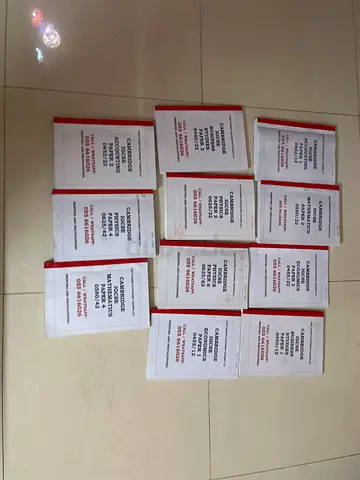 Past paper booklet igcse cambridge