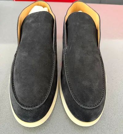 Loro Piana Open Walk new unused black size 45