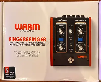 Warm Audio RingerBringer Analog Ring Modulation Pedal - Brand New in Box