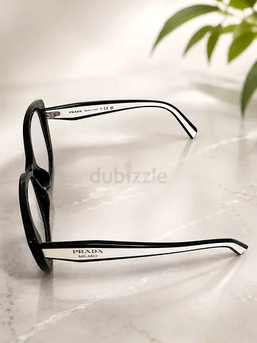 Prada Milano Black & White Optical Glasses - Used, Good Condition