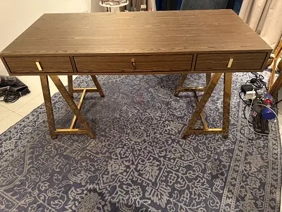 Writing desk with Brass Legs