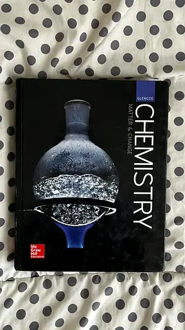 McGraw Hill Education Glencoe Chemistry book