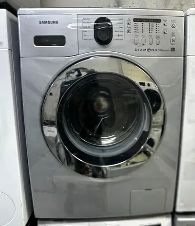 Samsung Front Load Washing Machine 7kg Diamond Drum - Silver