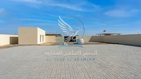 10,000 Sq Ft Yard for Rent in Al Sajaa with 30 kW Power, Interlock and Rooms – AED 140,000