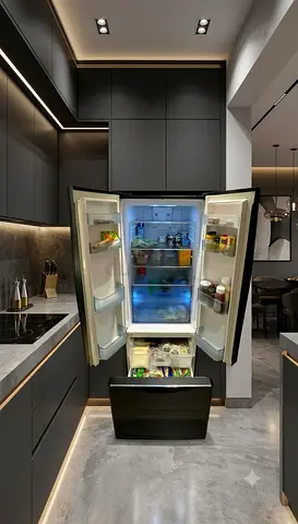 Hitachi Latest Model French-Door Bottom-Freezer Refrigerator – Excellent Condition | Premium Design
