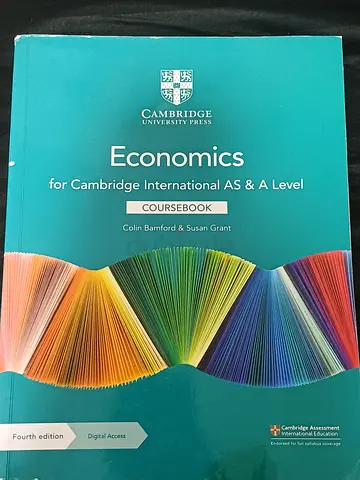 As/a levels Cambridge economics coursebook