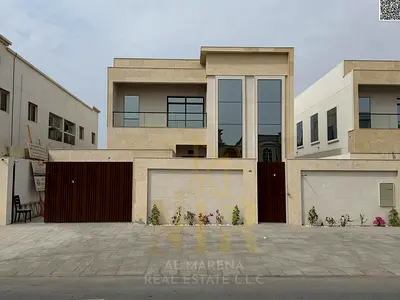 Villa for sale in Rawda 3 | 5 master bedrooms | Majlis and 2 living rooms | Yard | Includes electri