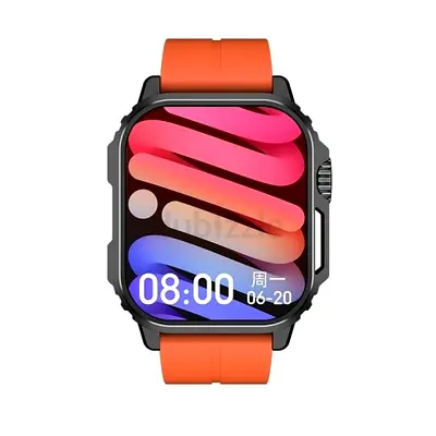 Hie- Q Enigma Smart Watch 11 Mini with Orange Silicone Strap - Good Condition