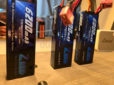 Brand New Zeee 2S LiPo Batteries 6000mAh / 6200mAh