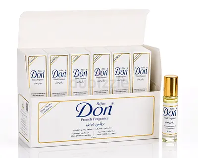 Don French Perfume Oil 6-Piece Set | 6ml Each | Alcohol-Free