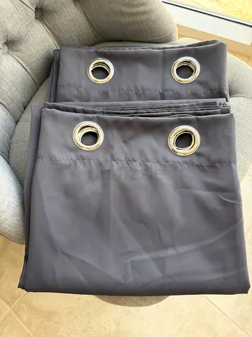 IKEA curtains 300cm long grey