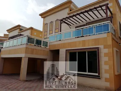 🏡 Spacious 5-Bedroom Villa with 2 Halls & Maid’s Room for Rent – Muaihat 3 | AED 135,000/Yea