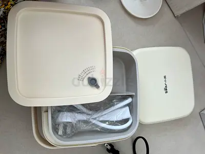 Compact Electric Baby Bottle Sterilizer and Dryer - Light Cream